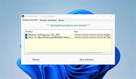 MSActBackUp 1.2.8 Free Trial